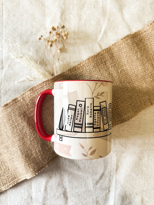 Taza Personalizada - Estantería Autores Favoritos 📚