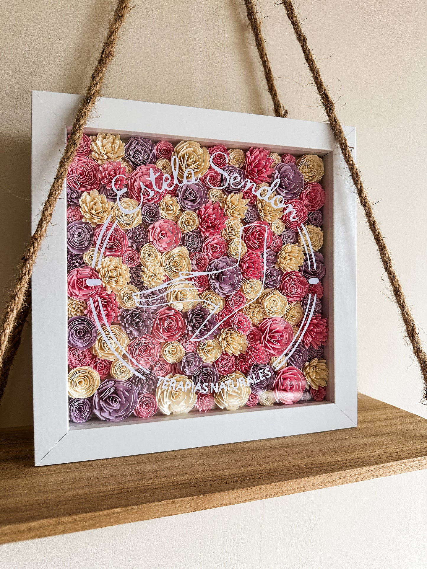 Cuadro Flores Personalizado 🌼 - Jardín