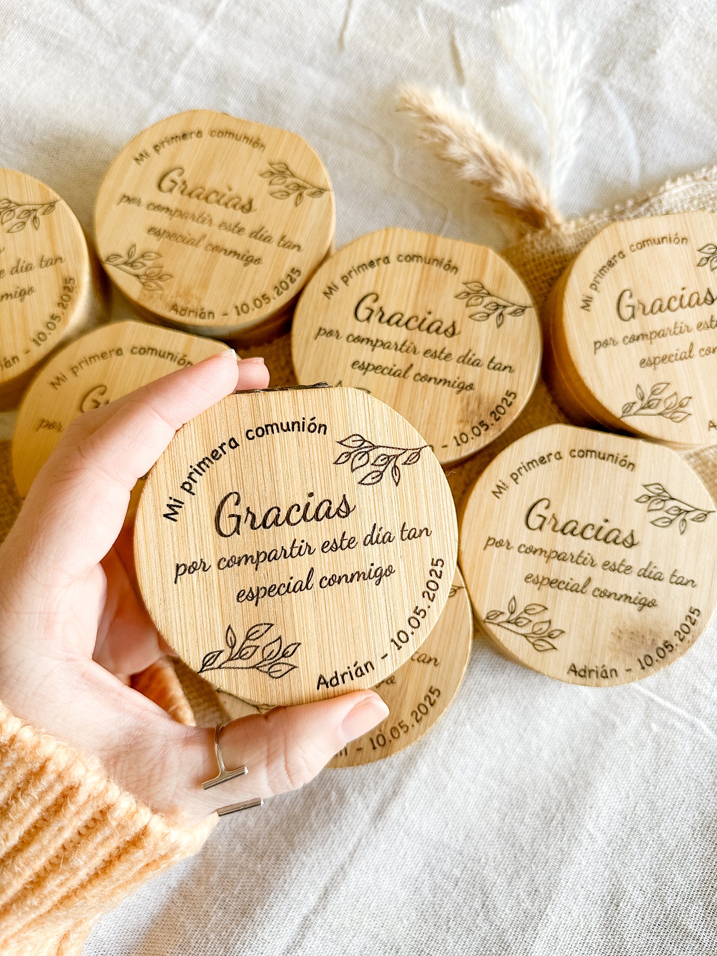 Joyero con espejo personalizado 💍