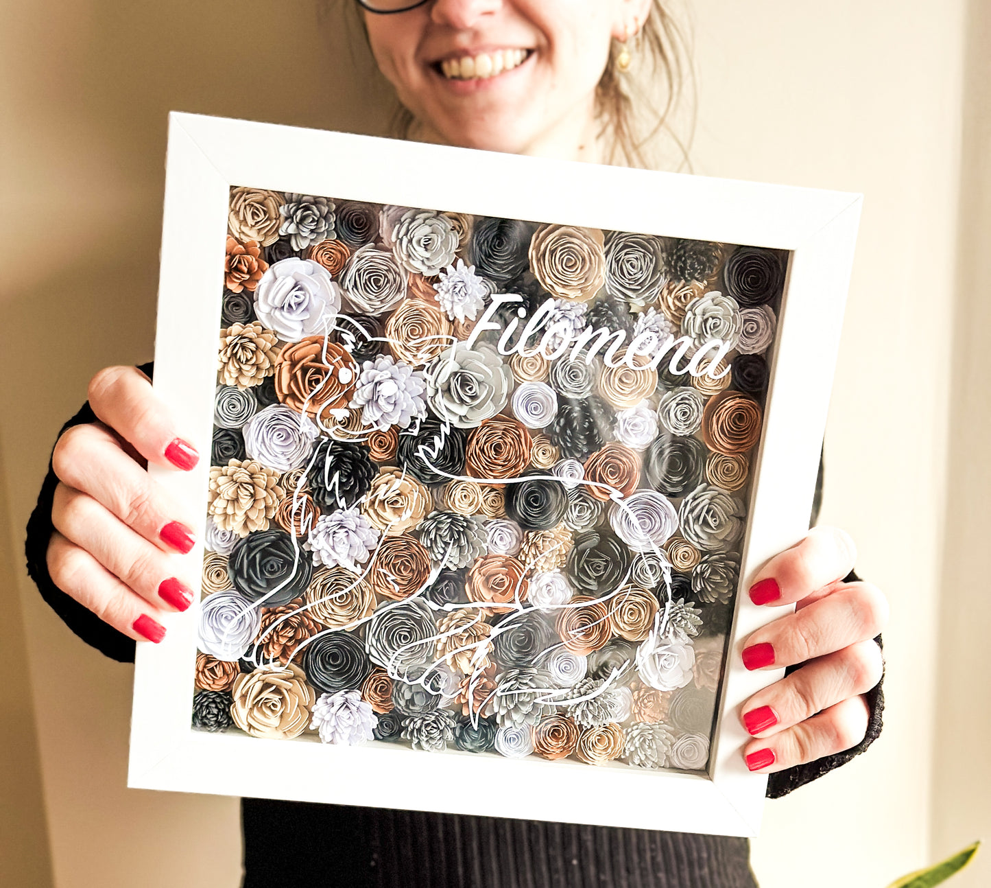 Cuadro Flores Personalizado 🌼 - Jardín