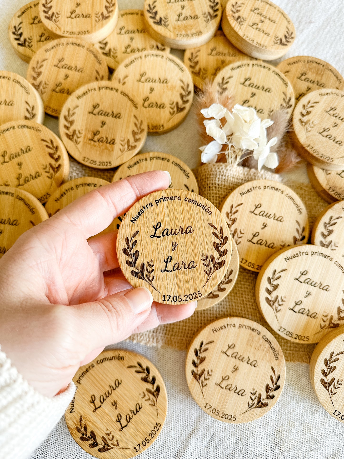 Abridor imantado madera personalizado 🧲