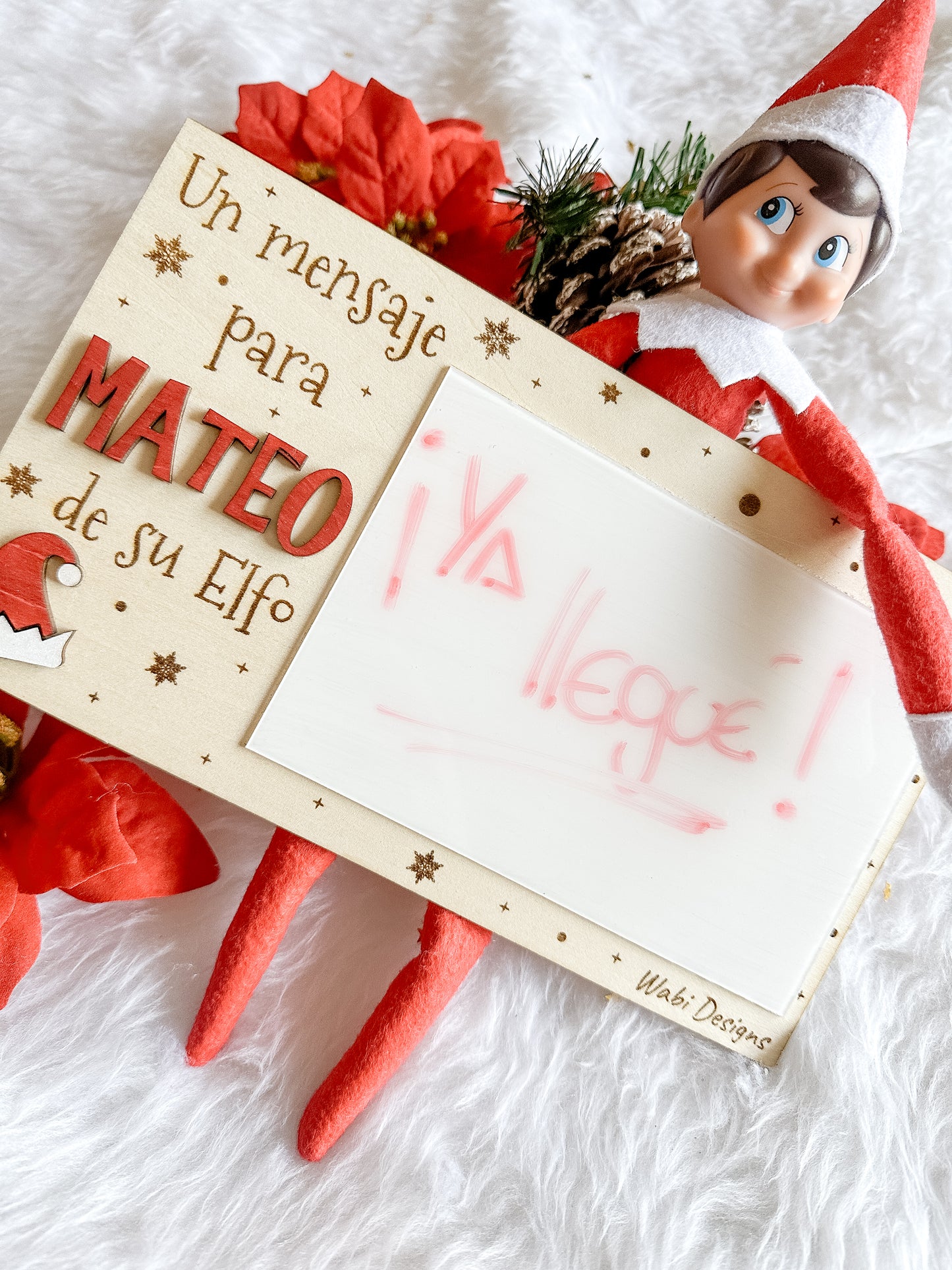 Cartel Elfo Navideño