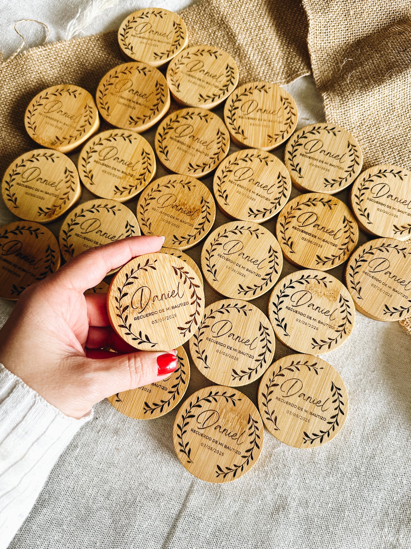 Abridor imantado madera personalizado 🧲