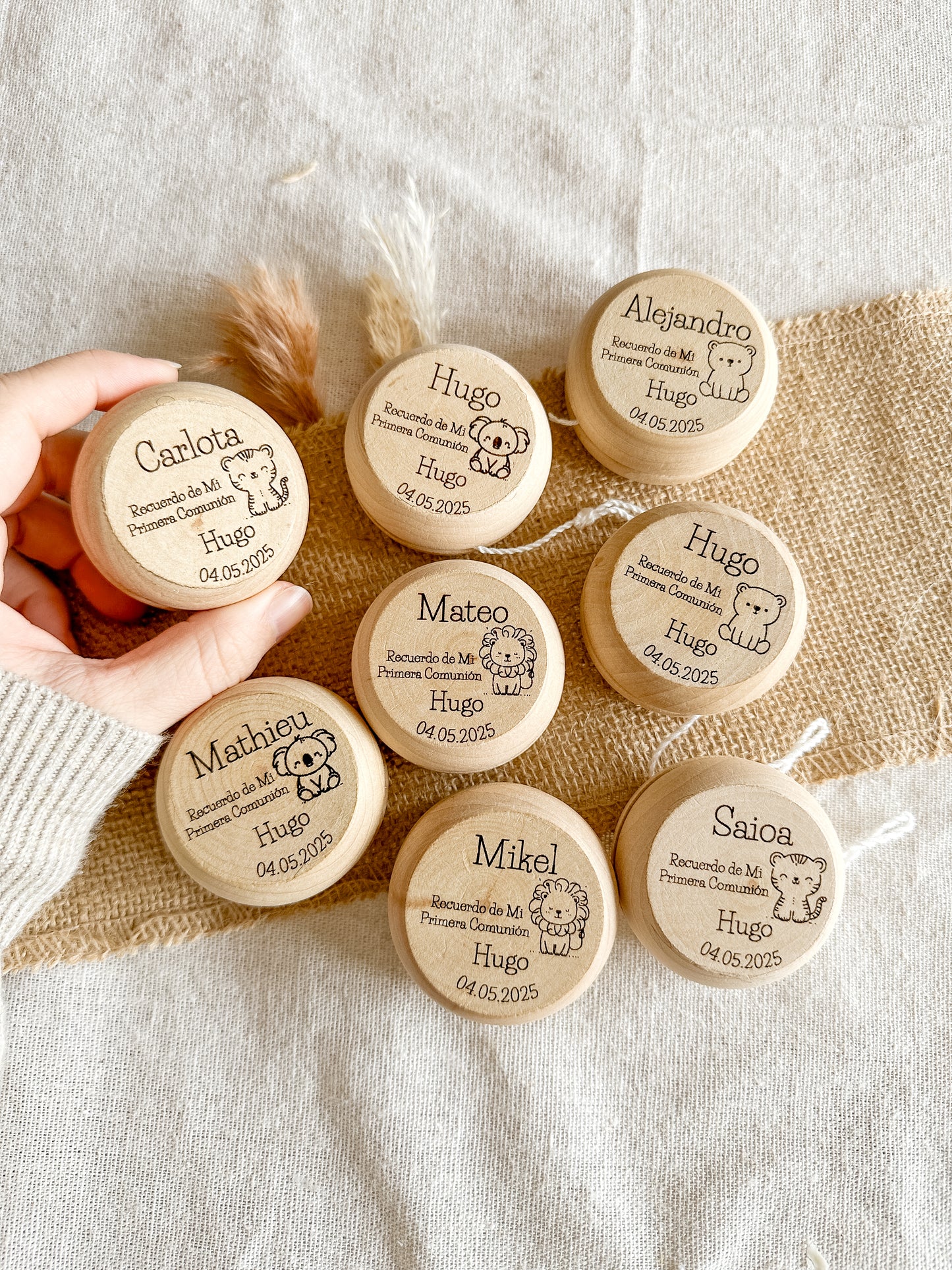 Yo-Yo de madera personalizado