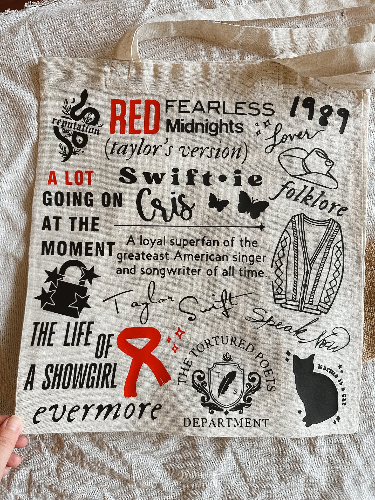 Tote Bag Taylor Swift Personalizada