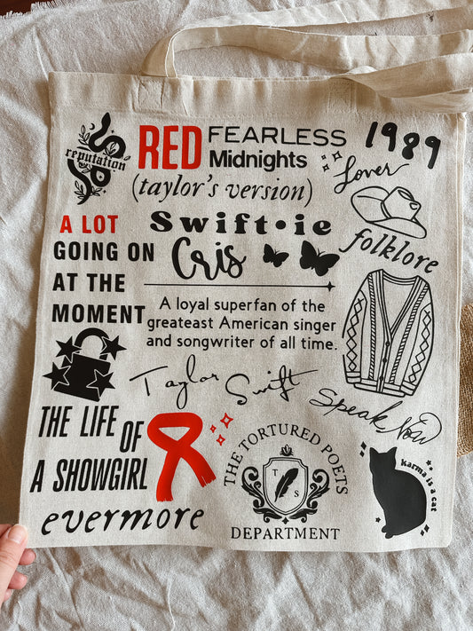 Tote Bag Taylor Swift Personalizada