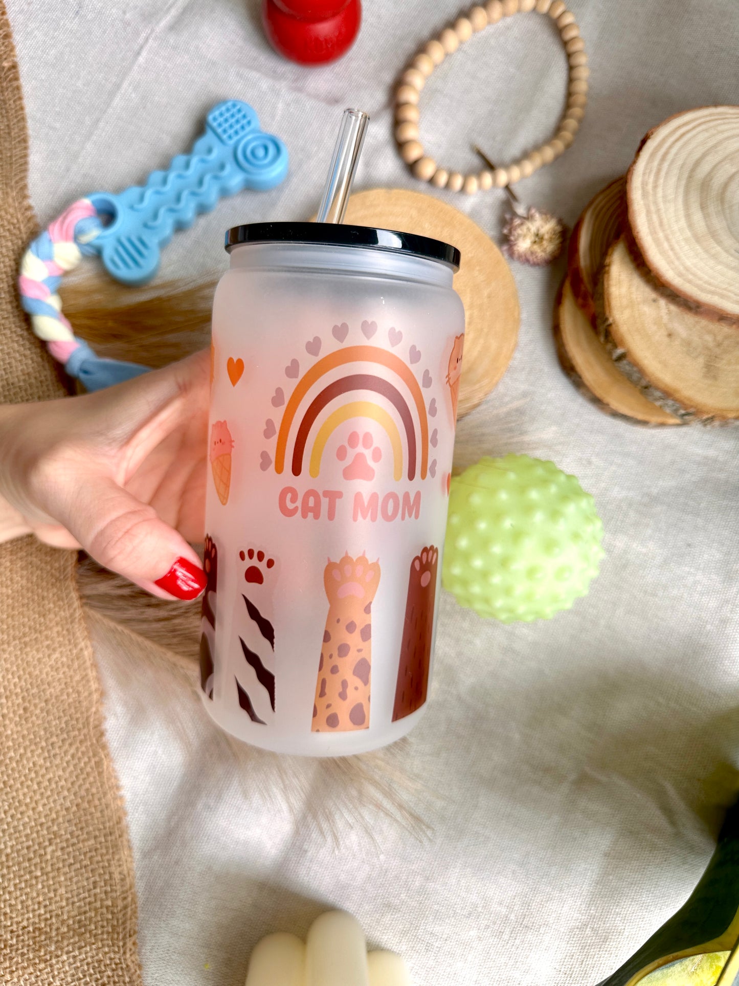 Vaso Cat Mom - Última Unidad