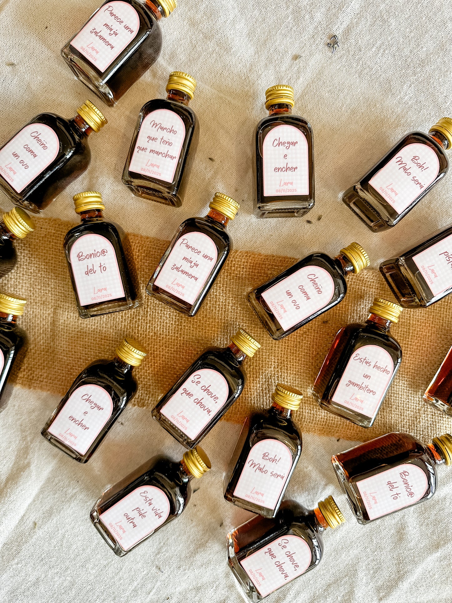 Miniatura botellas personalizadas
