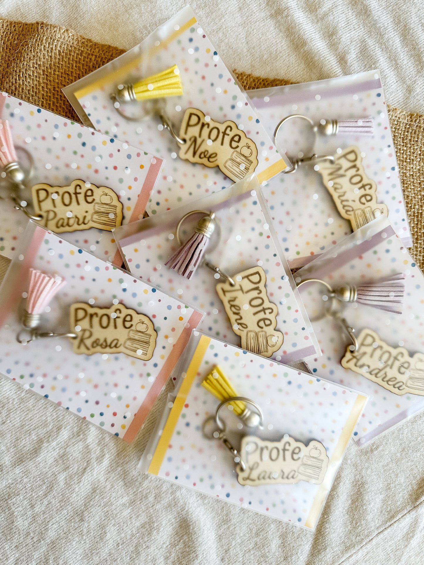 Llavero de madera personalizado