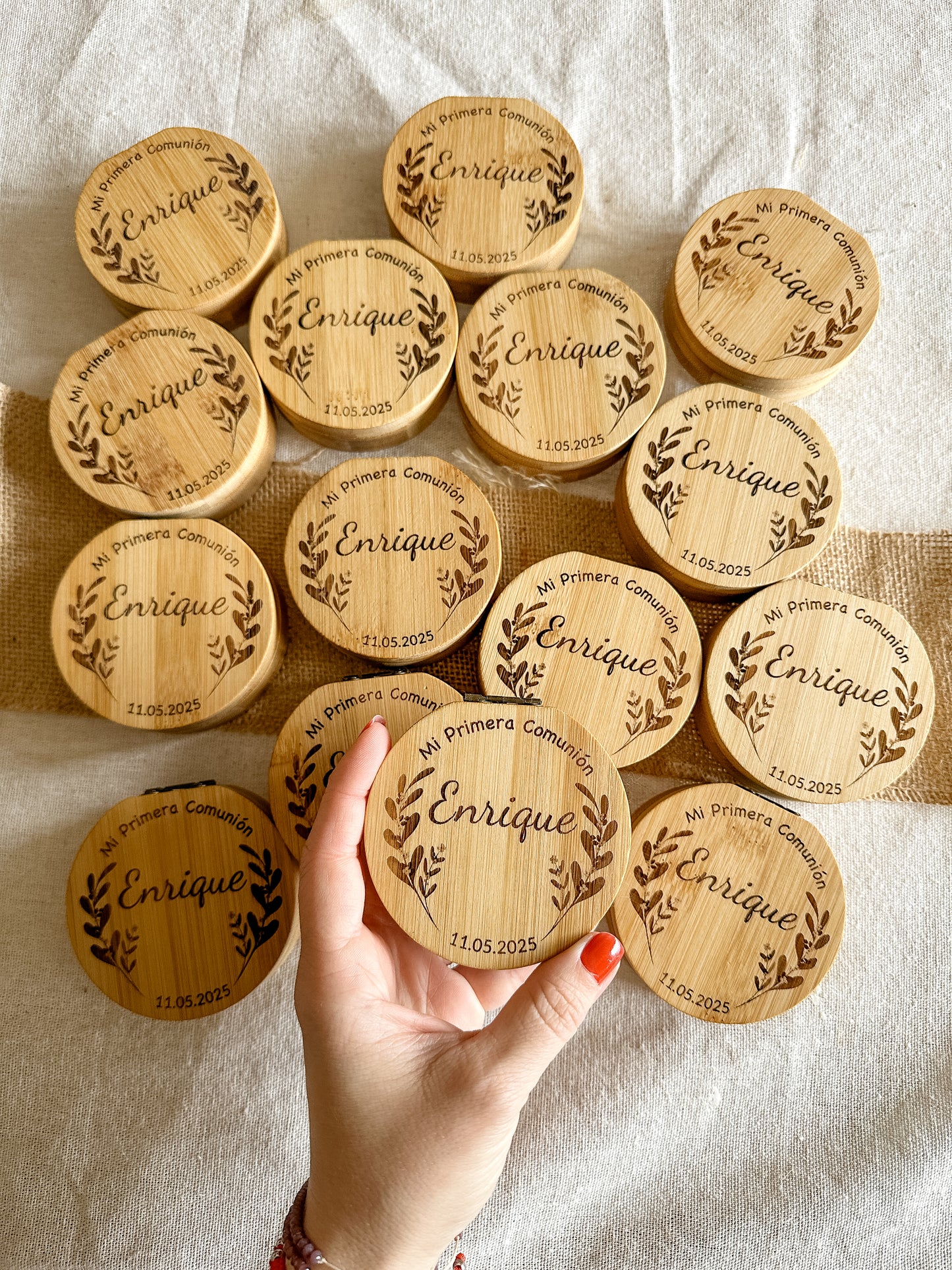 Joyero con espejo personalizado 💍