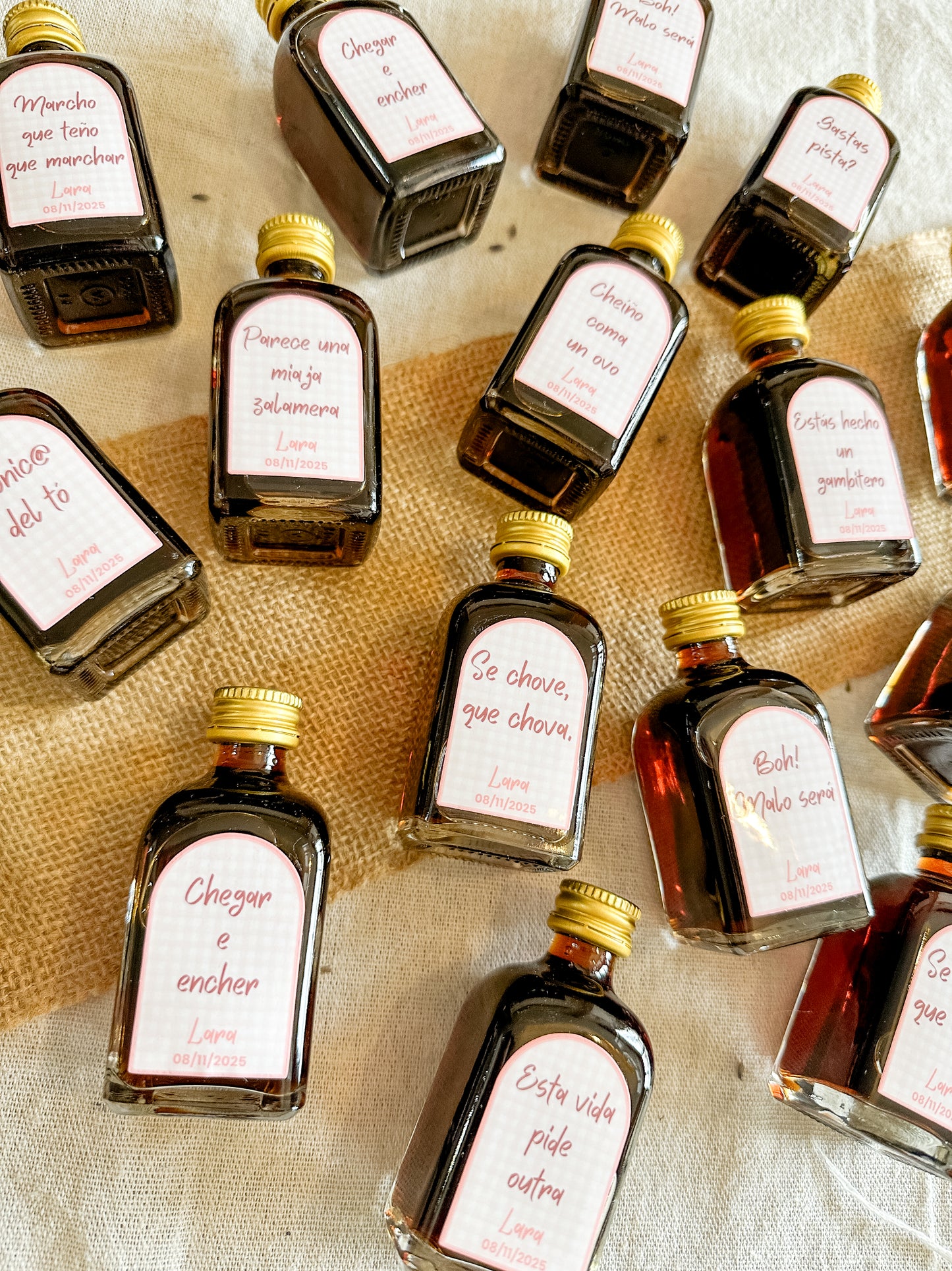 Miniatura botellas personalizadas