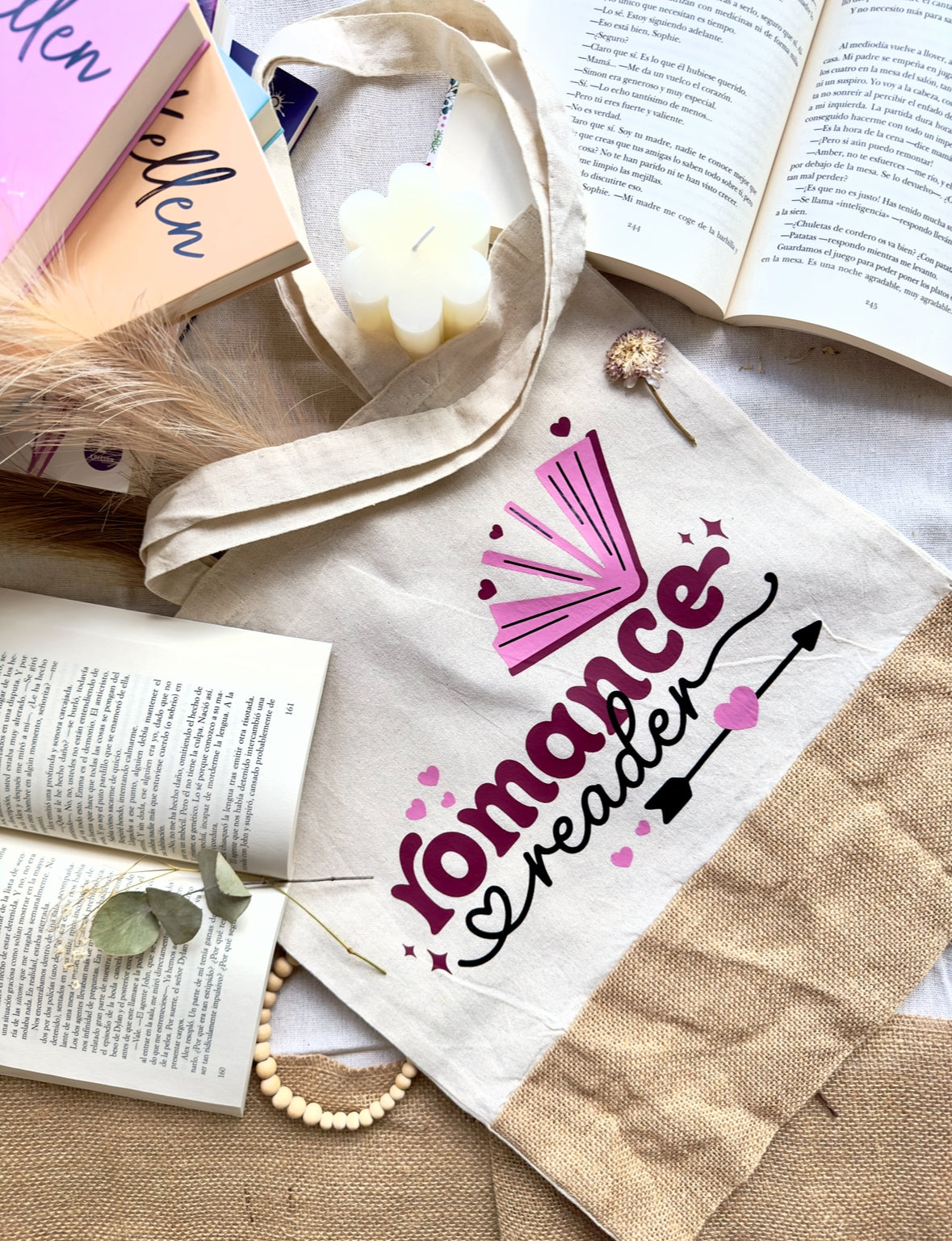 Tote Bag Book Lovers - Romance reader 📚