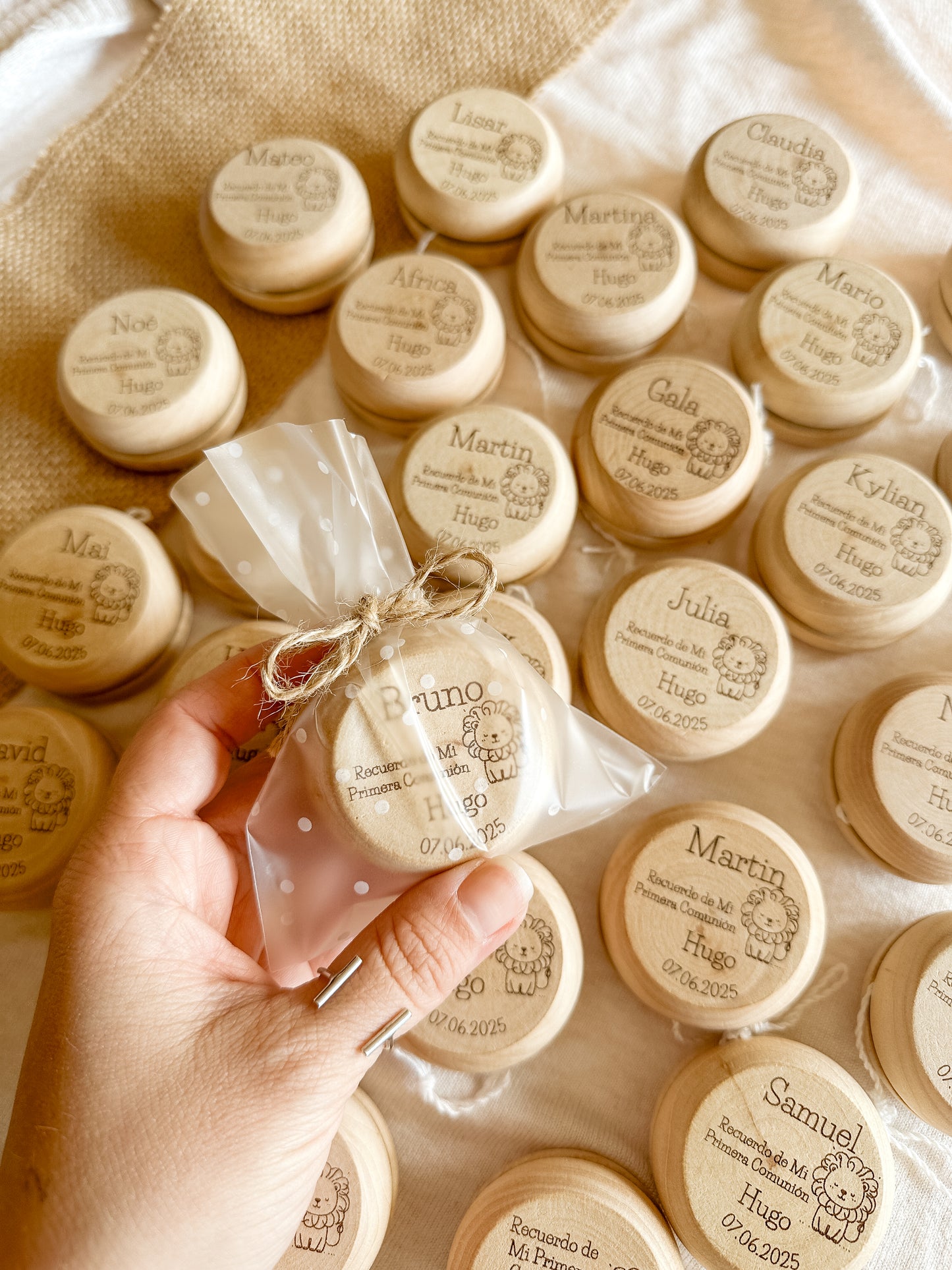 Yo-Yo de madera personalizado