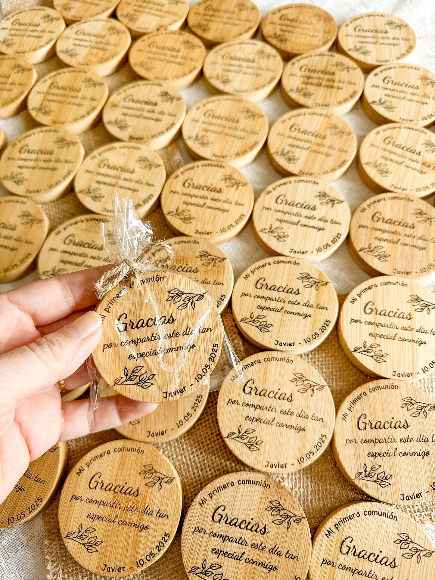 Abridor imantado madera personalizado 🧲