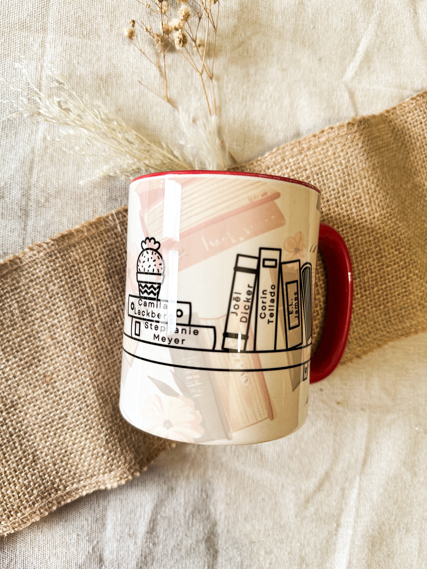 Taza Personalizada - Estantería Autores Favoritos 📚
