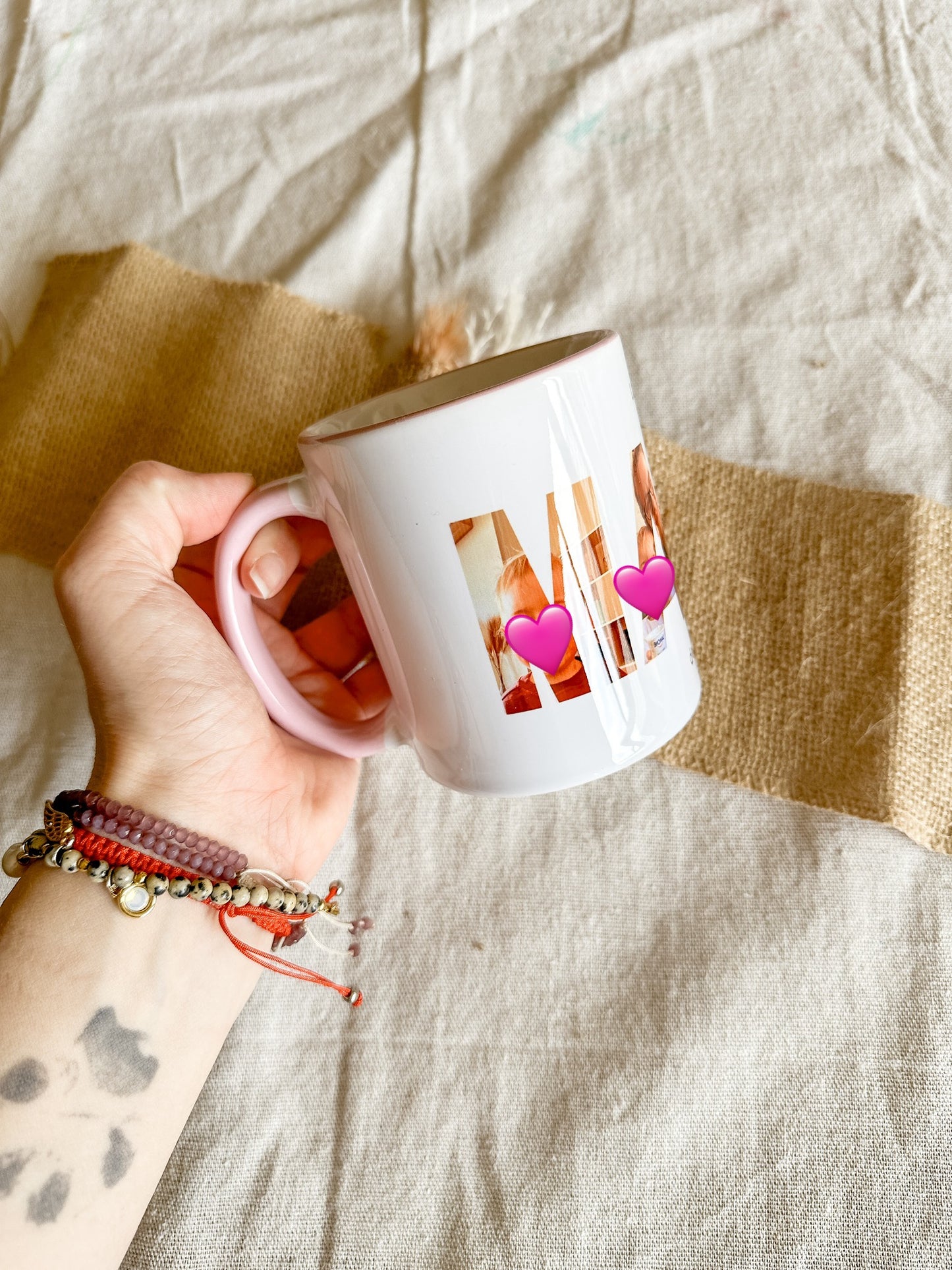 Taza Mejor Mamá / Papá + Fotos