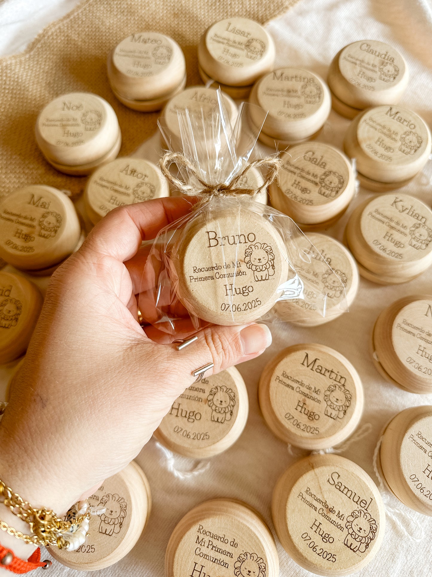 Yo-Yo de madera personalizado