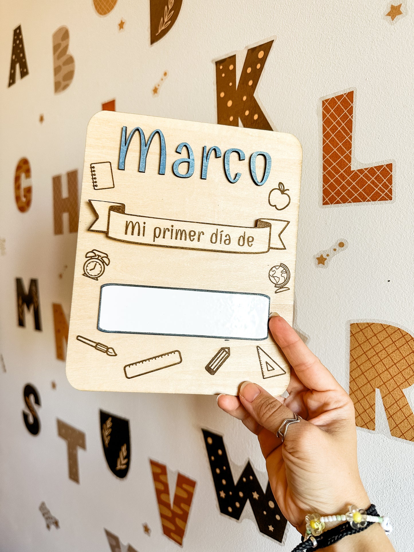 Placa “Primer día / Último día” - Vuelta al cole 📚