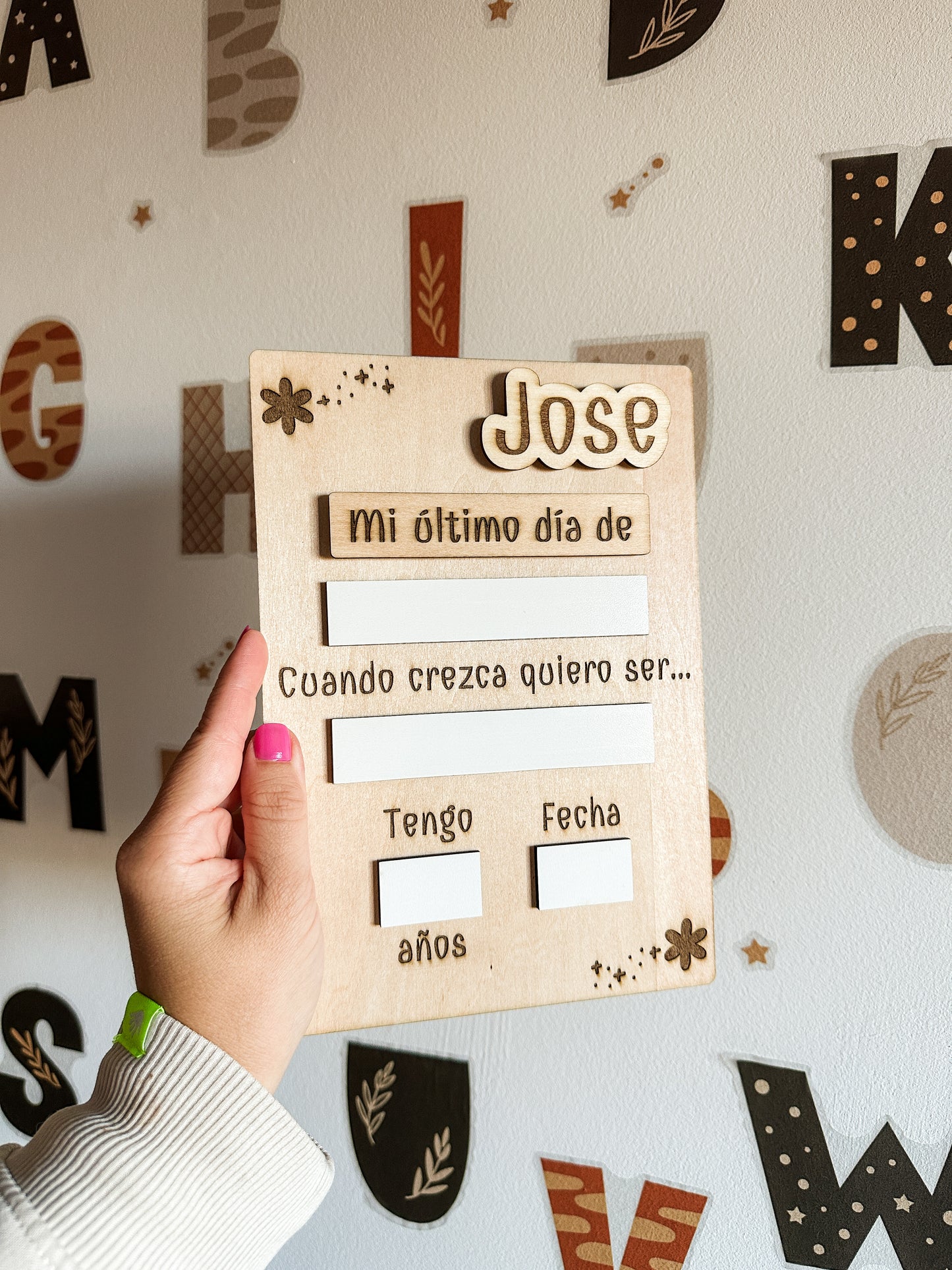 Placa “Primer día / Último día” - Vuelta al cole 📚