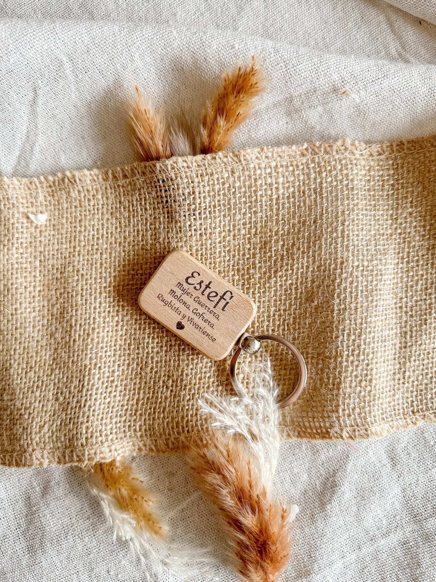 Llavero de madera personalizado 🔑