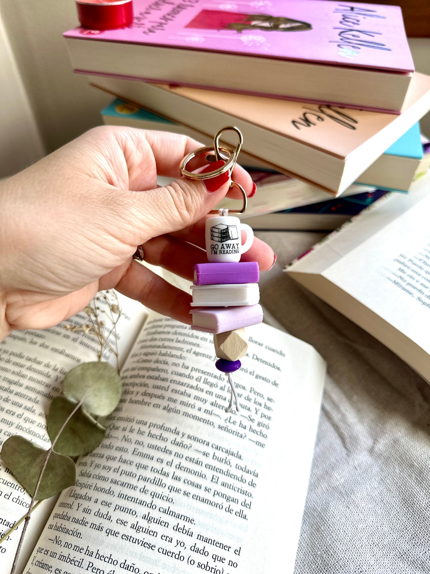 Llavero Libros 📚♥️