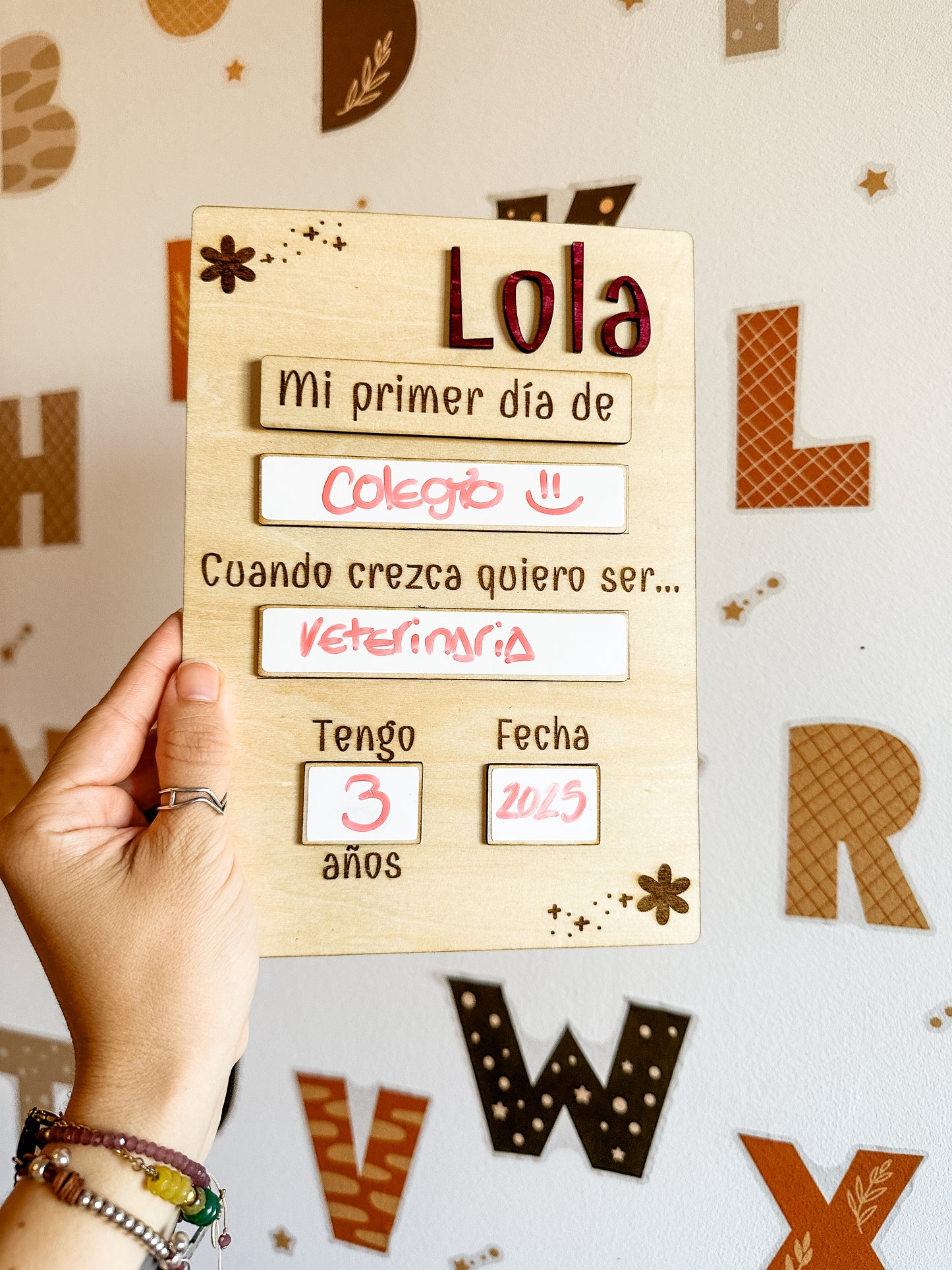 Placa “Primer día / Último día” - Vuelta al cole 📚