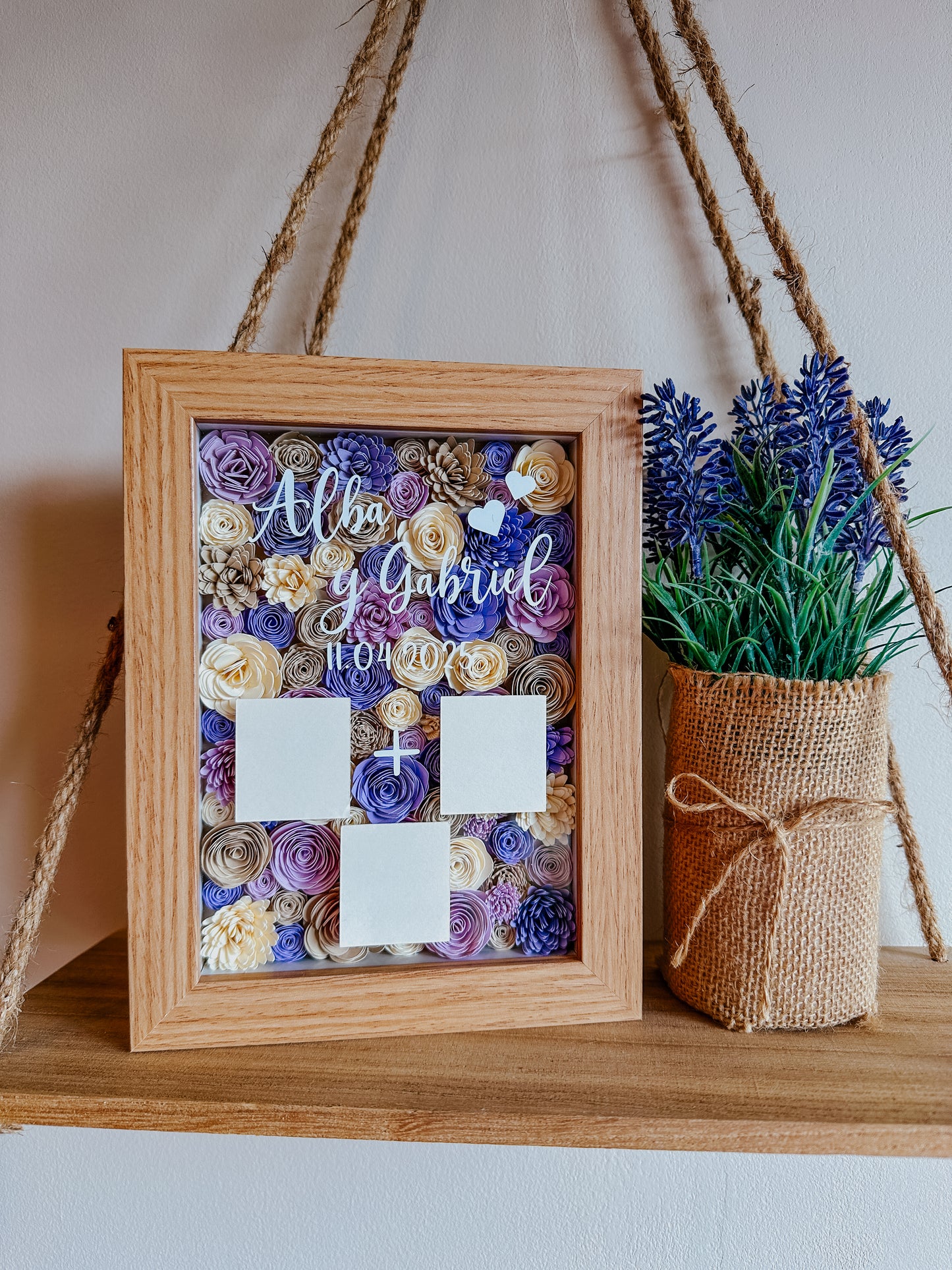 Cuadro Flores Personalizado 🌼 - Jardín