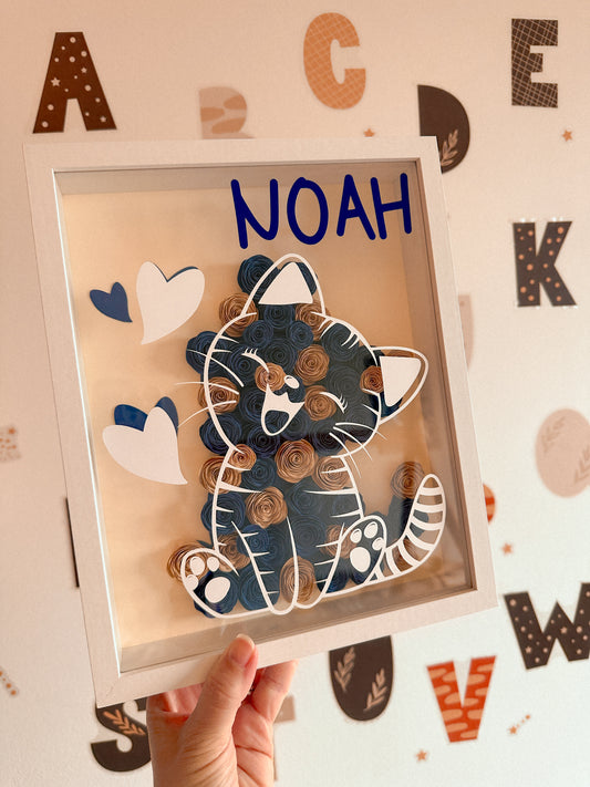 Cuadro Natalicio Personalizado 🐣🌸 - Flores