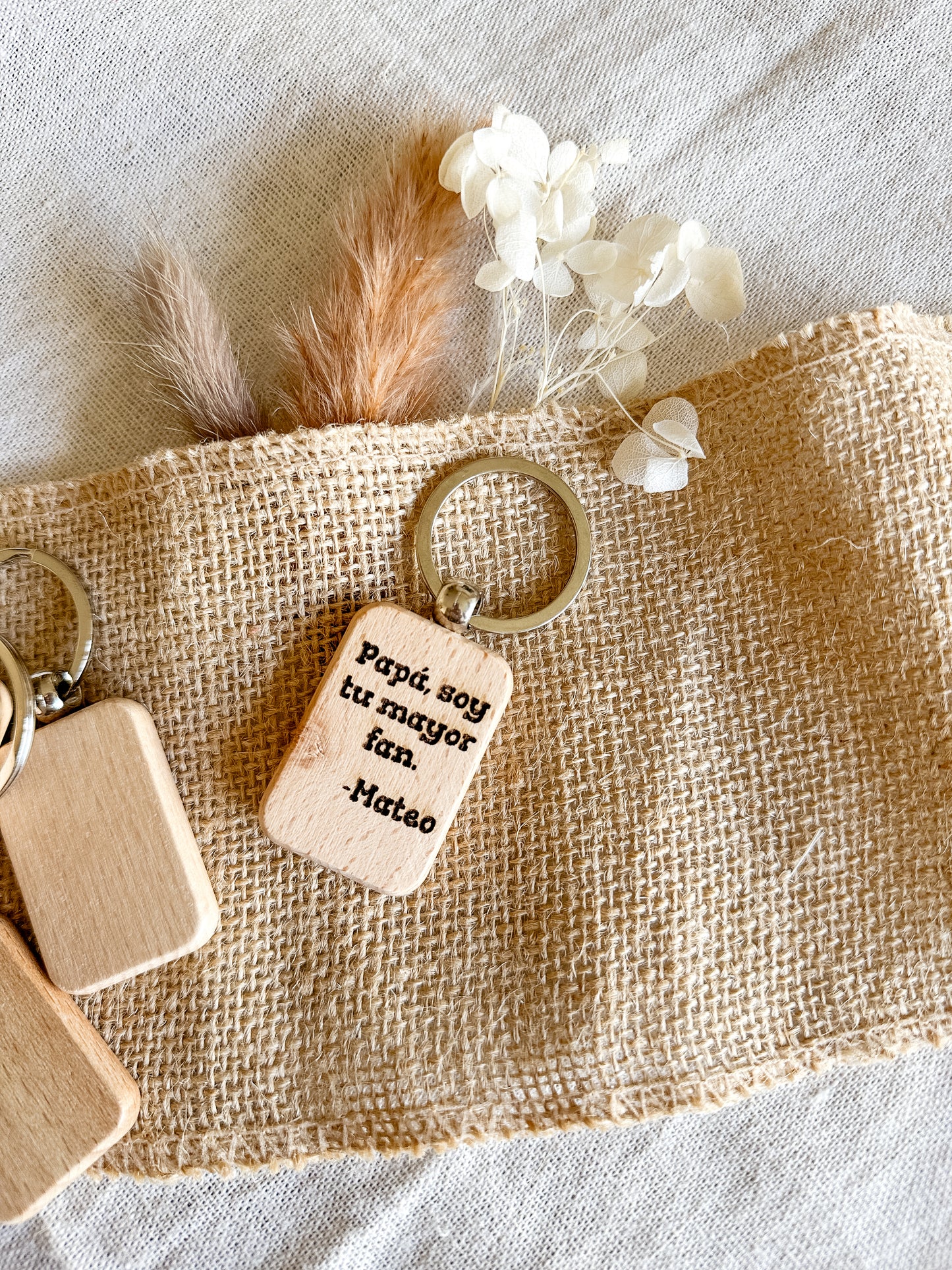 Llavero de madera personalizado 🔑