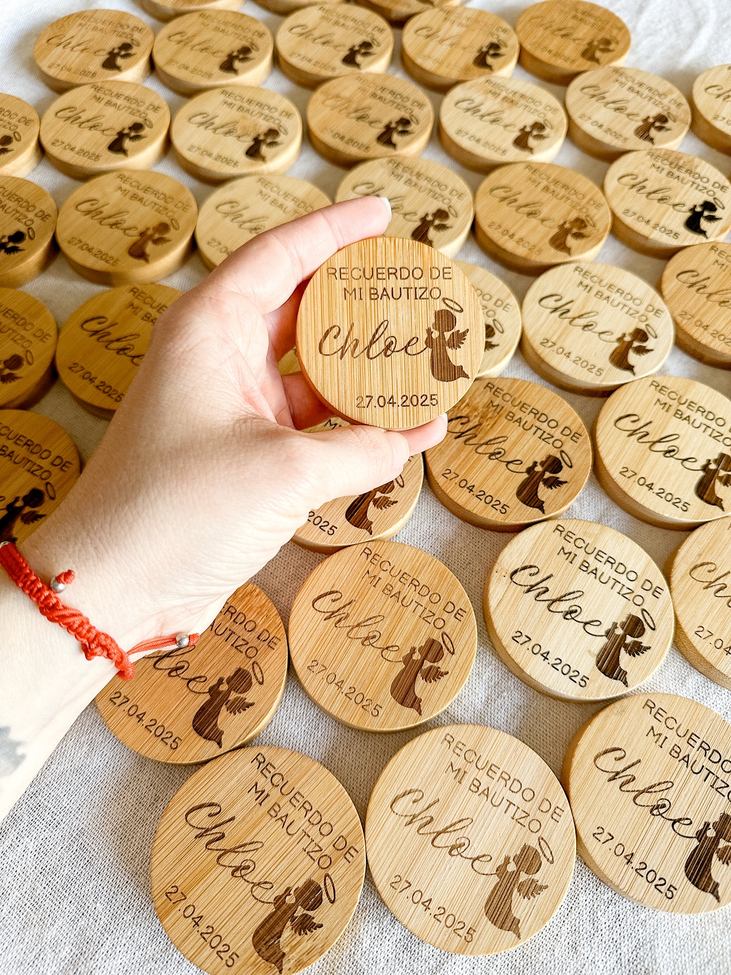 Abridor imantado madera personalizado 🧲