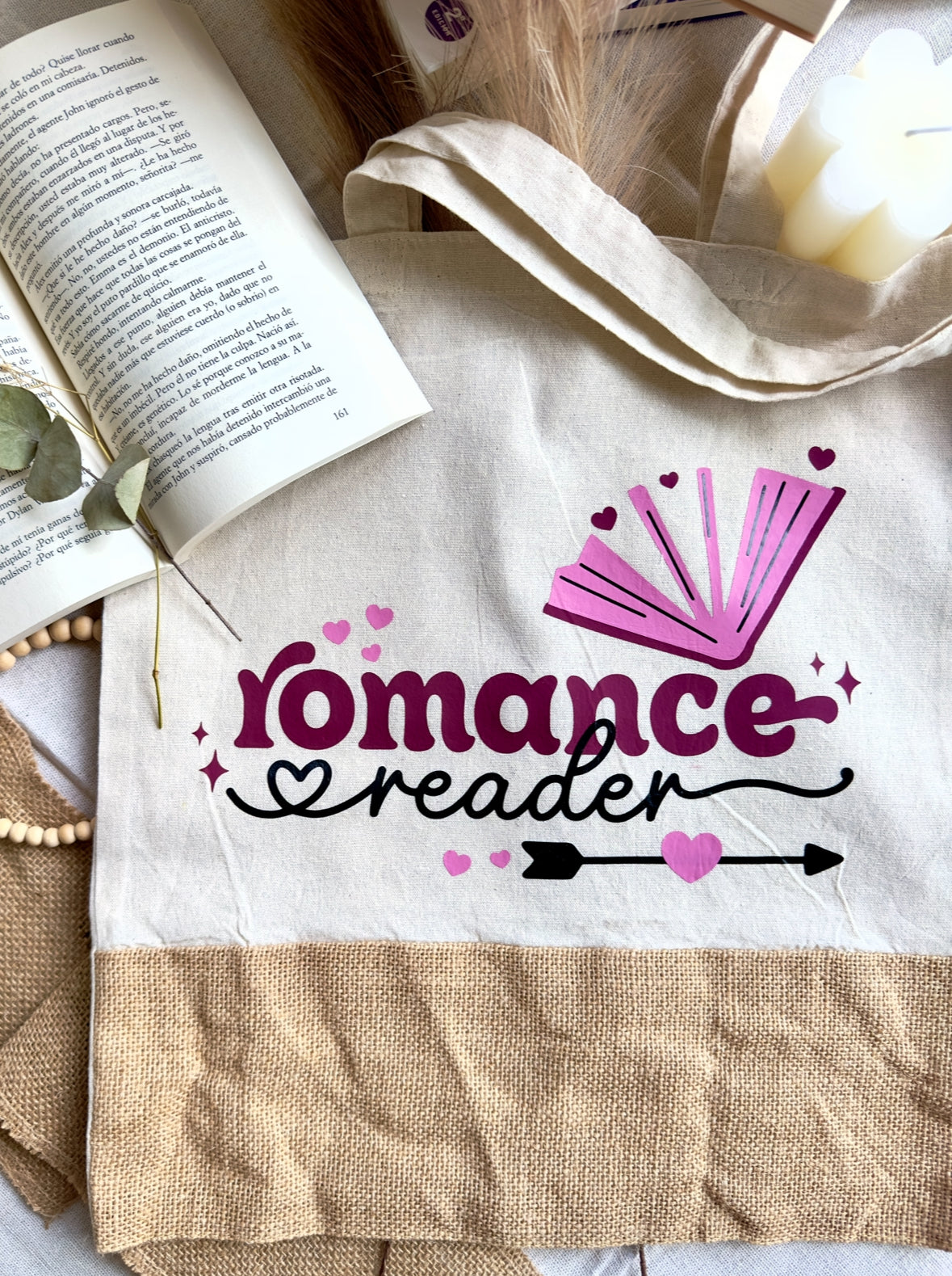 Tote Bag Book Lovers - Romance reader 📚