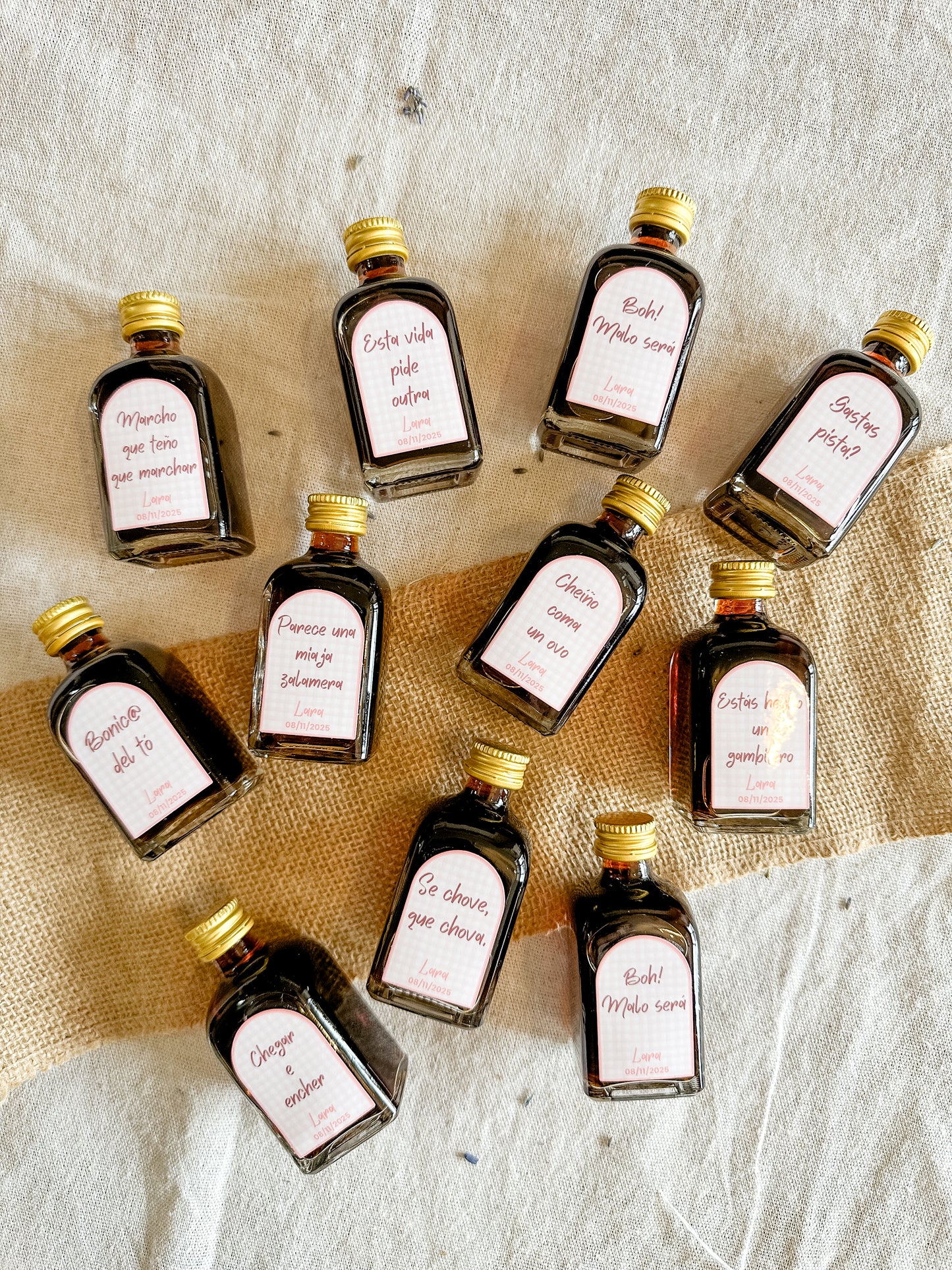 Miniatura botellas personalizadas