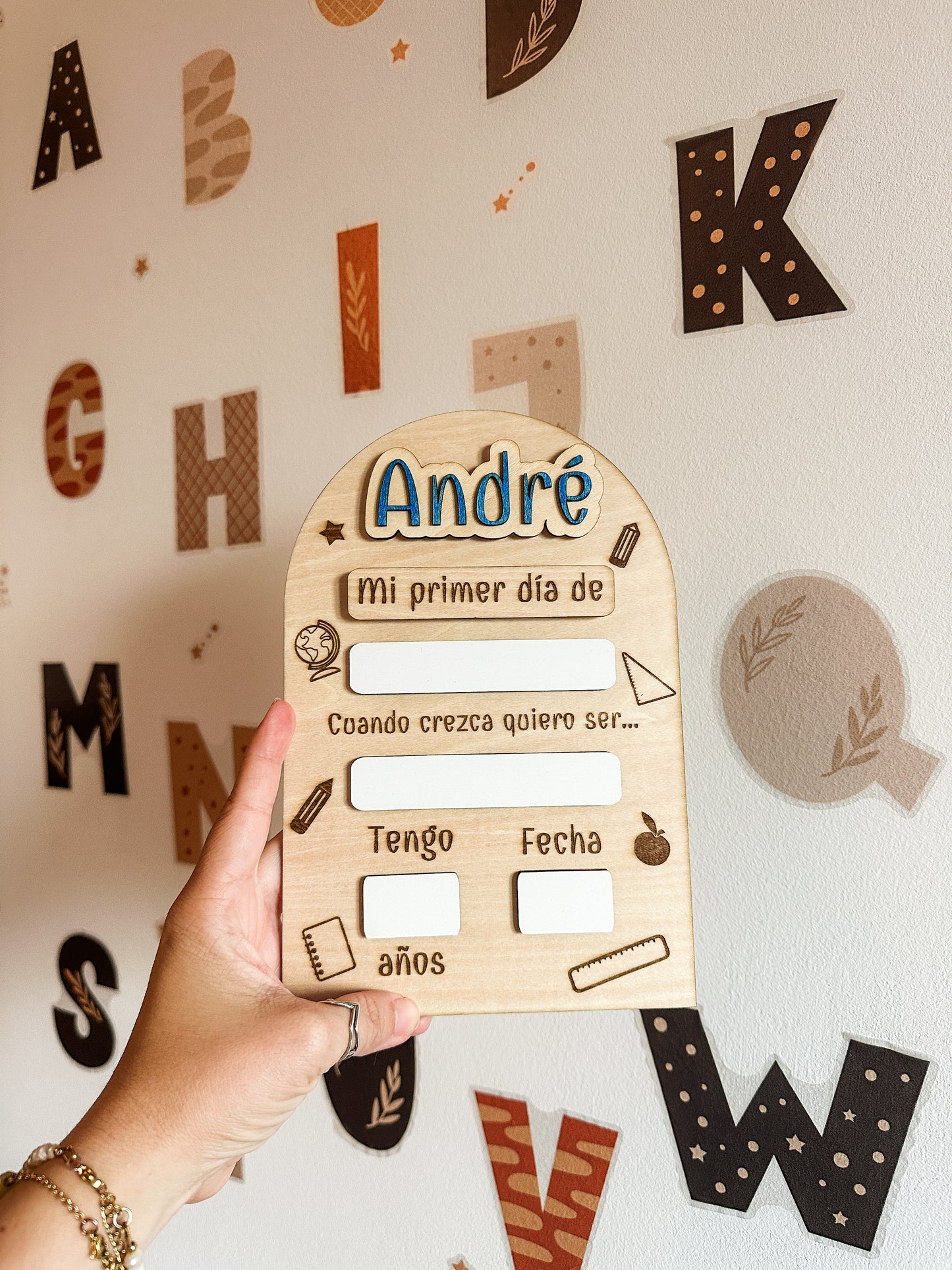 Placa “Primer día / Último día” - Vuelta al cole 📚