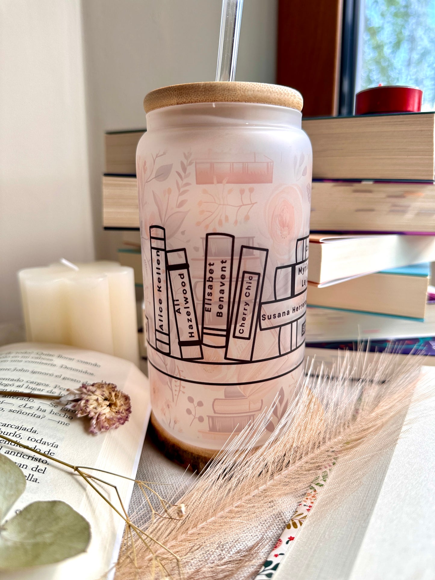 Vaso Personalizado Book Lovers - Autores Favoritos 📚