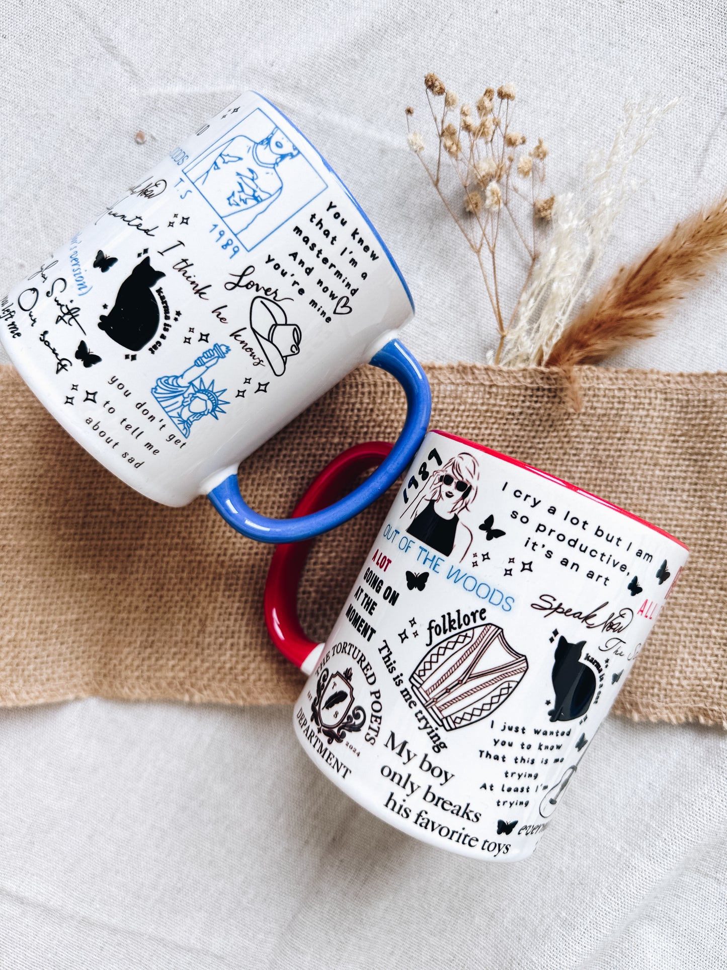 Pack Tote Bag + Taza ERAS Personalizada Taylor Swift ✨