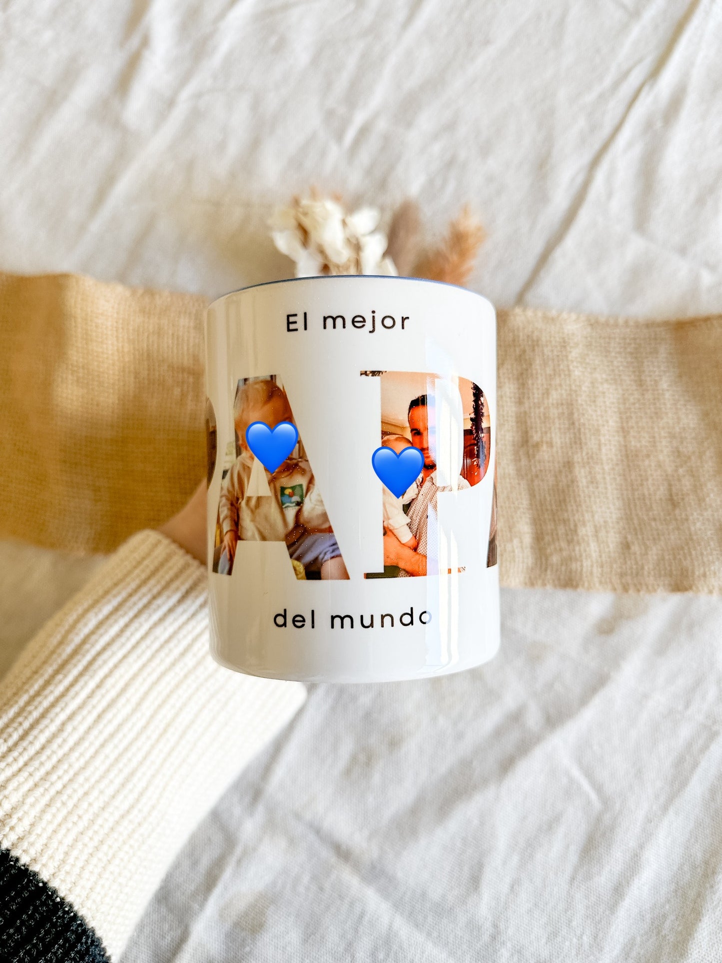 Taza Mejor Mamá / Papá + Fotos