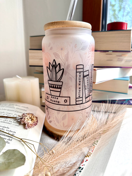 Vaso Personalizado Book Lovers - Autores Favoritos 📚