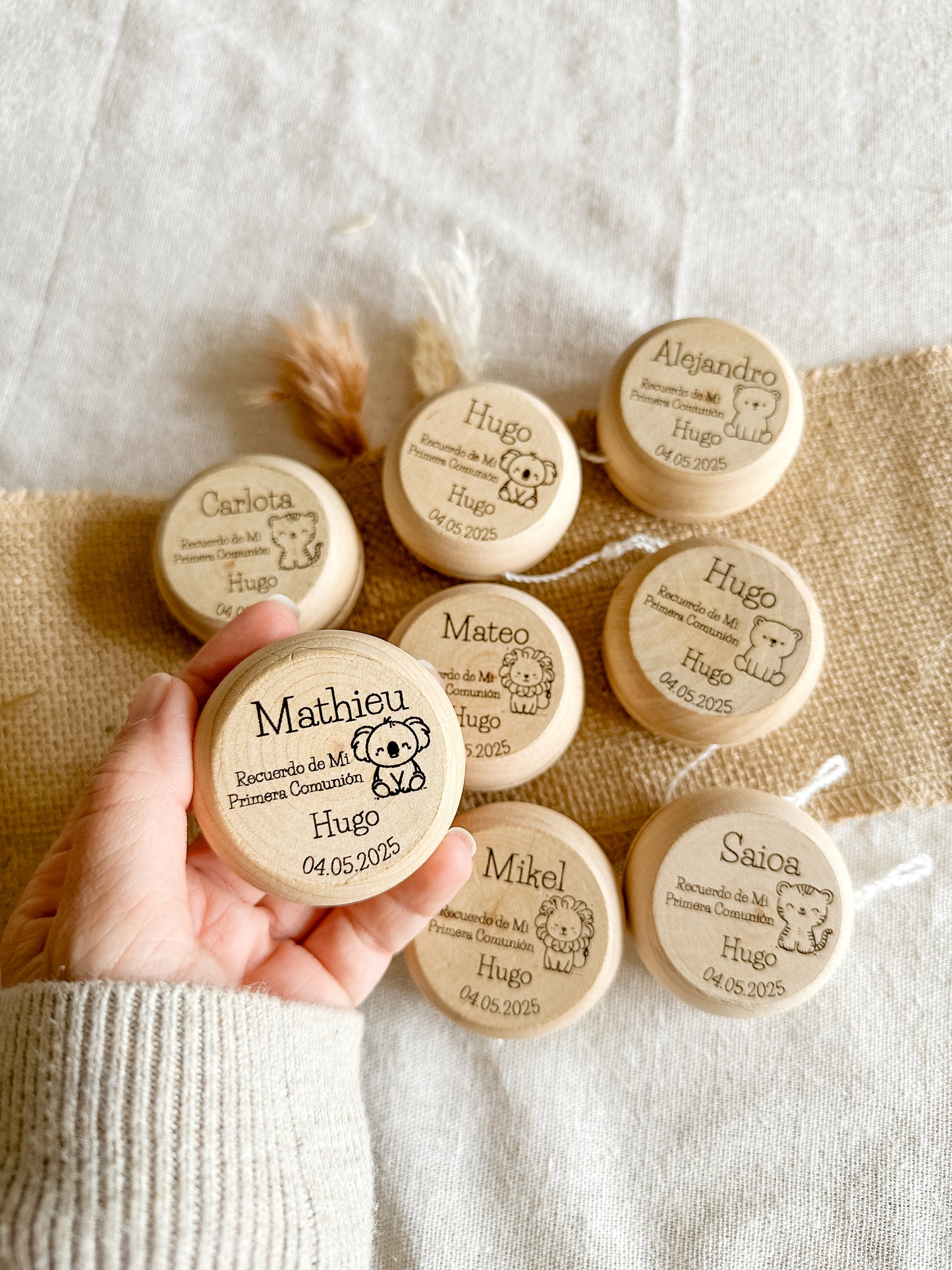 Yo-Yo de madera personalizado