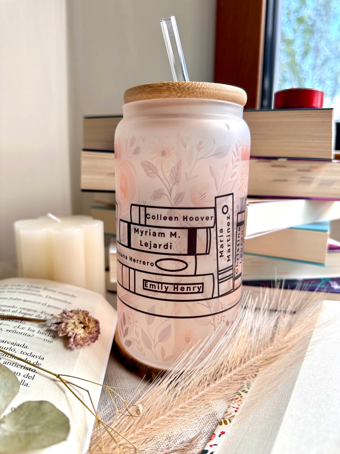 Vaso Personalizado Book Lovers - Autores Favoritos 📚