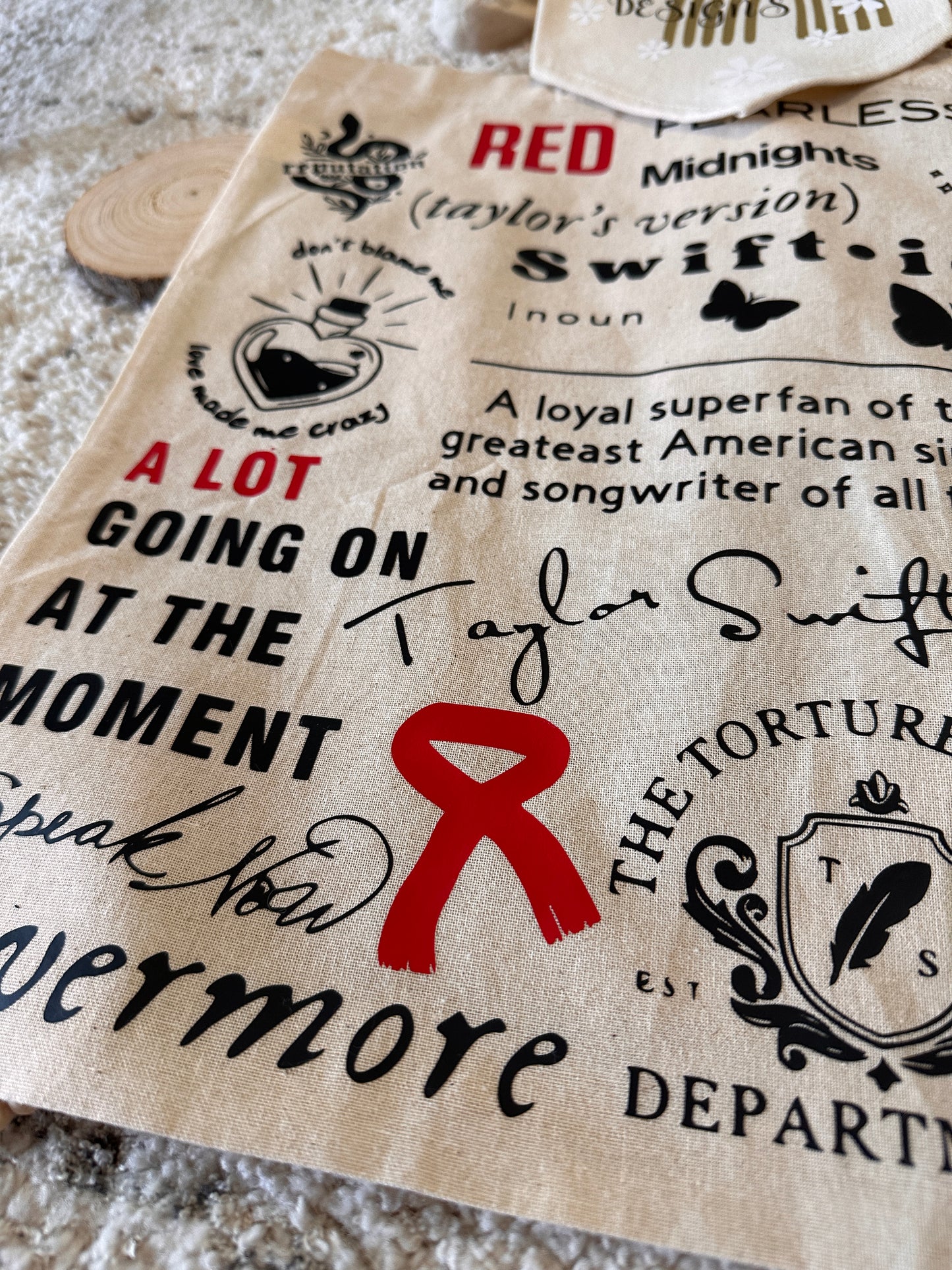 Pack Tote Bag + Taza ERAS Personalizada Taylor Swift ✨