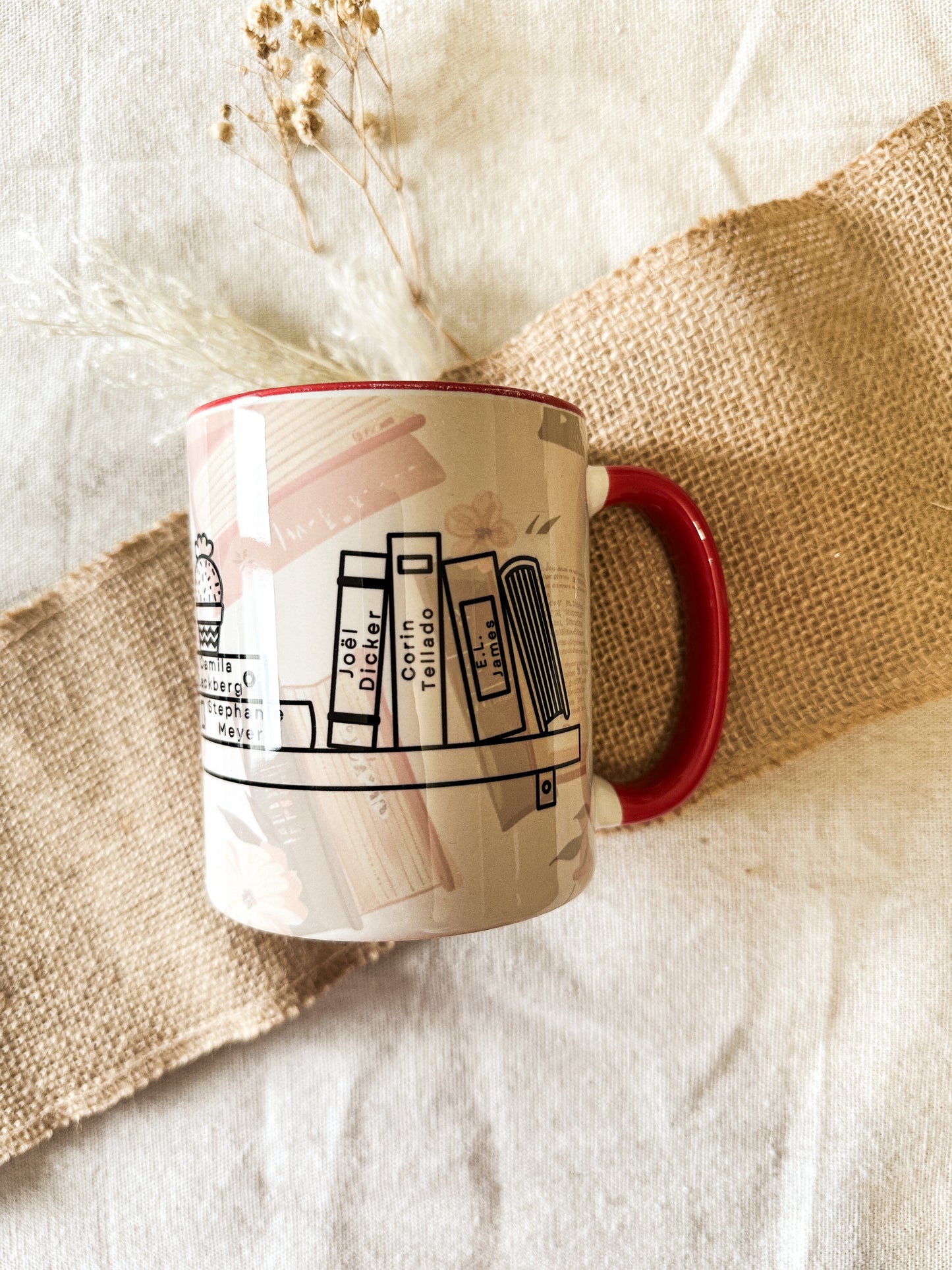 Taza Personalizada - Estantería Autores Favoritos 📚