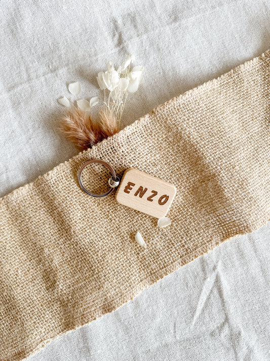 Llavero de madera personalizado 🔑