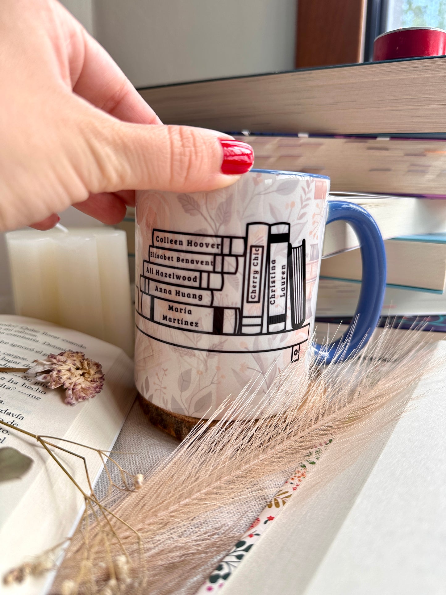 Taza Personalizada - Estantería Autores Favoritos 📚