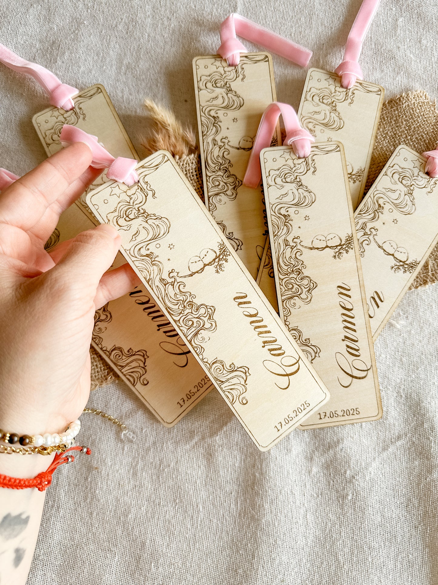 Marca páginas madera - Personalizado ✨