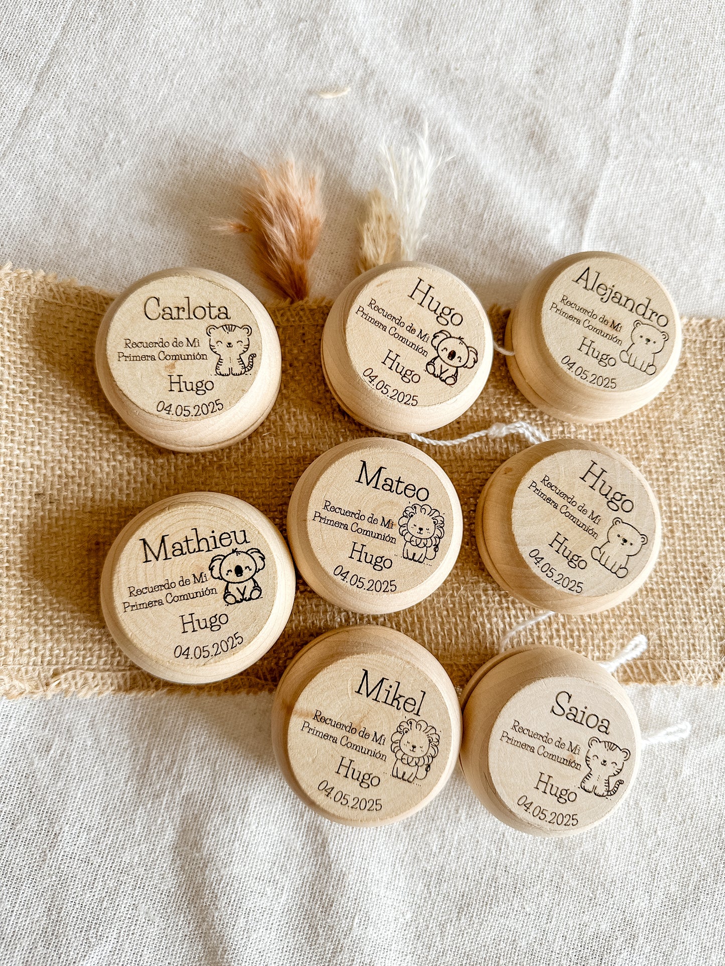 Yo-Yo de madera personalizado