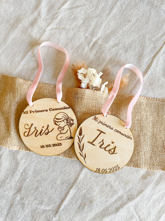 Cartel (Bienvenida/Silla) de madera personalizado