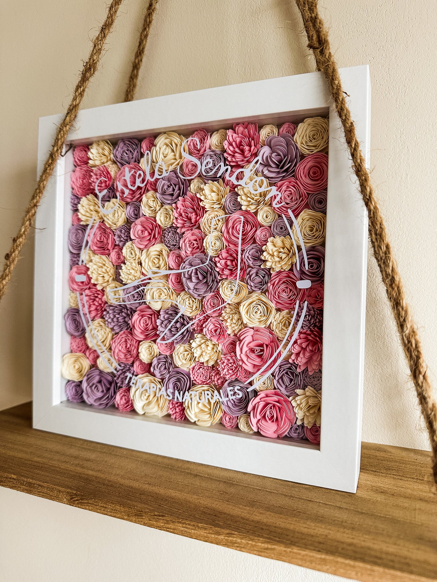 Cuadro Flores Personalizado 🌼 - Jardín