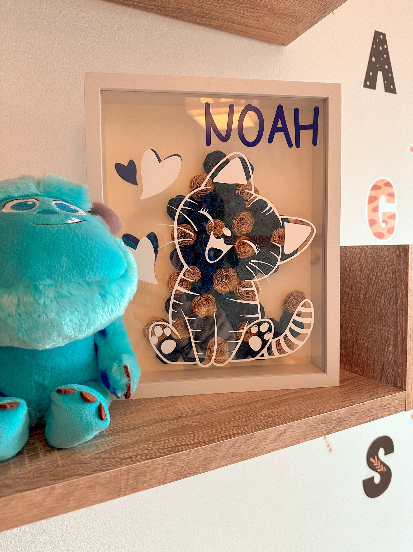 Cuadro Natalicio Personalizado 🐣🌸 - Flores