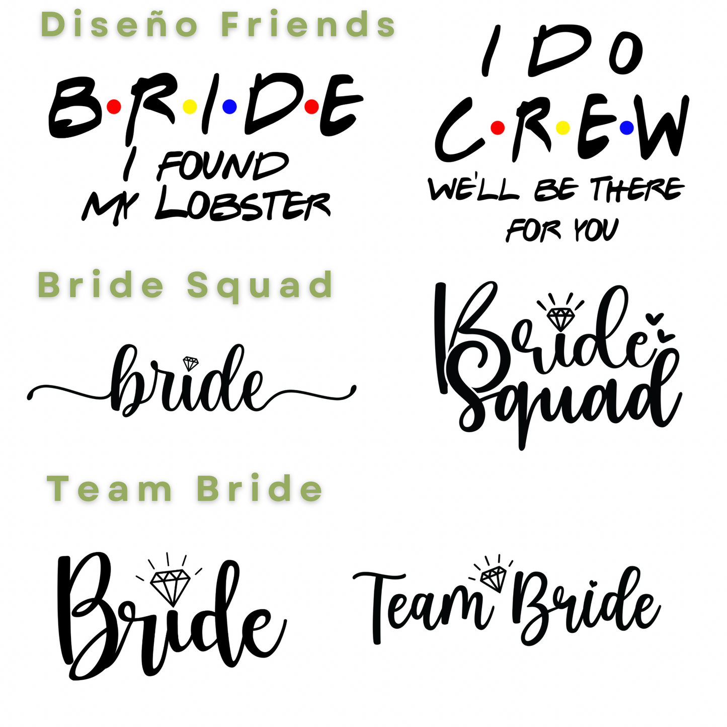 Camiseta Algodón Mujer - Despedida de soltera / soltero