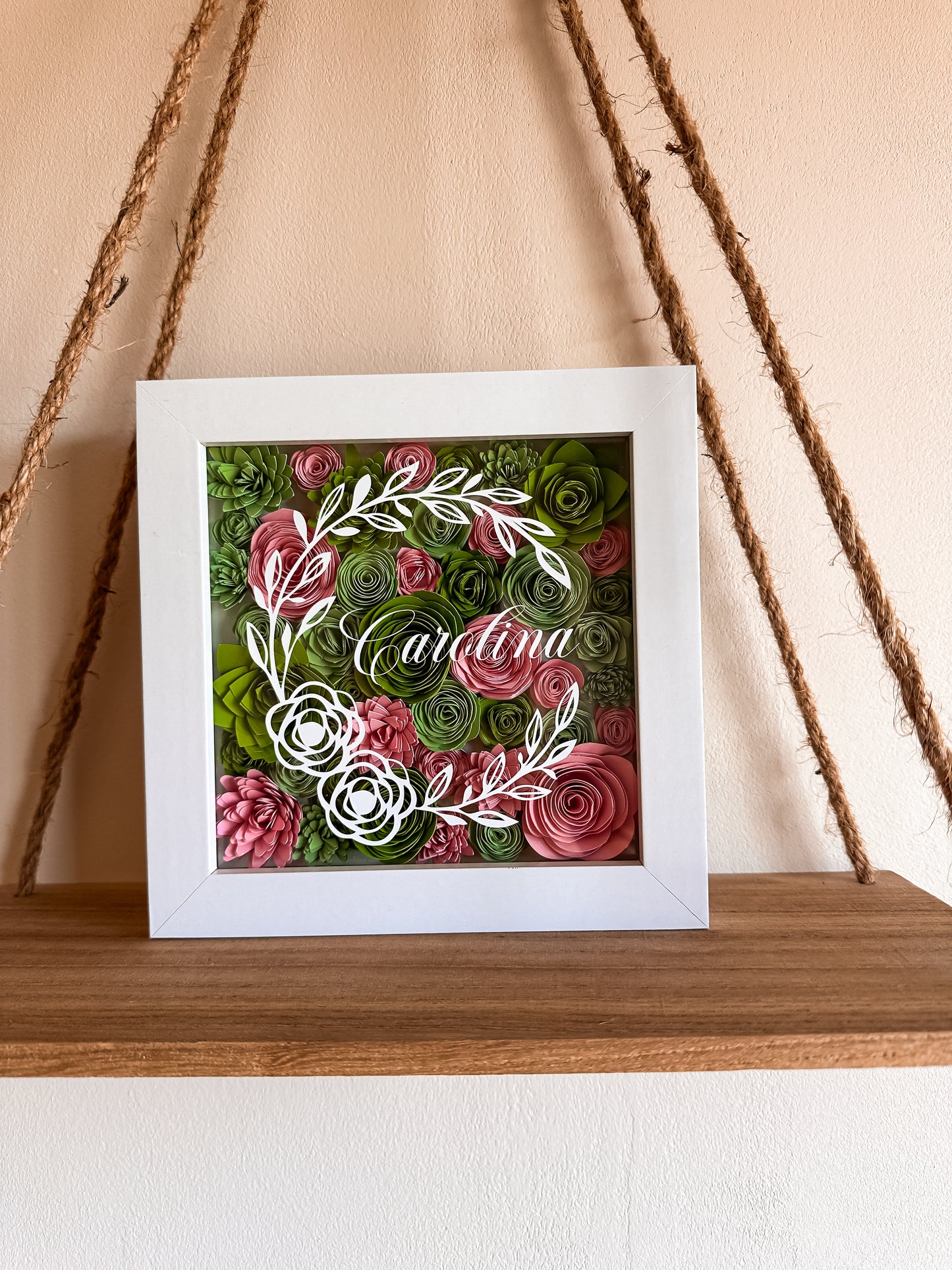 Cuadro Flores Personalizado 🌼 - Jardín